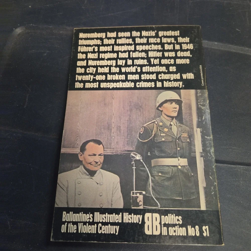 Nuremberg‎ Trials by Leo Kahn (Ballantine's 1972) Nazi Germany
